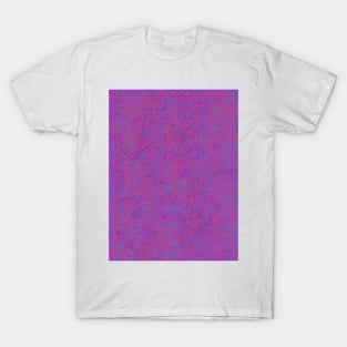 Blue line doodle T-Shirt